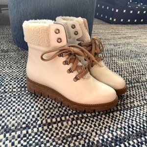 Bhava Studio Aspen Hiker Boot in Ivory